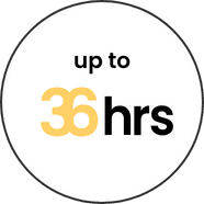 Up to 36 hours